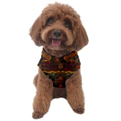 Vintage Red Gold Green Dog Sweater by SpinnyChairDesigns