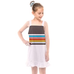 Vintage Stripes Kids  Overall Dress by tmsartbazaar
