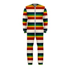 Rainbow Stripes Onepiece Jumpsuit (kids) by tmsartbazaar