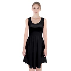 Rich Ebony Racerback Midi Dress by Janetaudreywilson