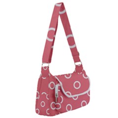 Coral Pink And White Circles Polka Dots Multipack Bag by SpinnyChairDesigns