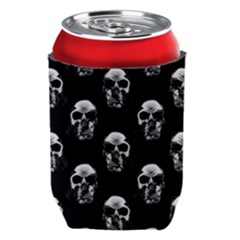 Black And White Skulls Can Holder by SpinnyChairDesigns