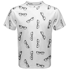 Geek Glasses With Eyes Men s Cotton Tee by SpinnyChairDesigns