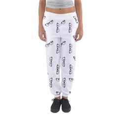 Geek Glasses With Eyes Women s Jogger Sweatpants by SpinnyChairDesigns