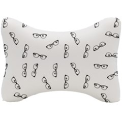 Geek Glasses With Eyes Seat Head Rest Cushion by SpinnyChairDesigns