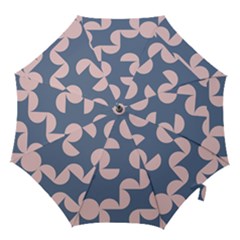 Pink And Blue Shapes Hook Handle Umbrellas (small) by MooMoosMumma