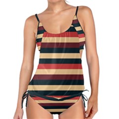 Seventies Stripes Tankini Set by tmsartbazaar