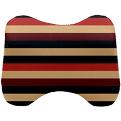 Seventies Stripes Head Support Cushion by tmsartbazaar