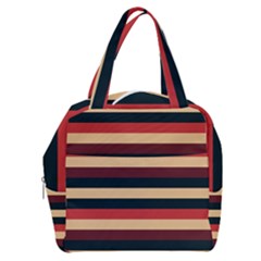 Seventies Stripes Boxy Hand Bag by tmsartbazaar