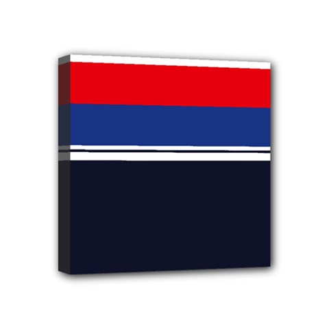 Casual Uniform Stripes Mini Canvas 4  X 4  (stretched) by tmsartbazaar