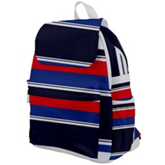 Casual Uniform Stripes Top Flap Backpack by tmsartbazaar