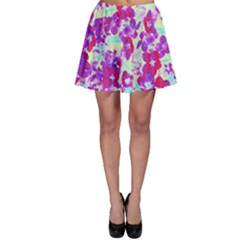 Spring Flowers Garden Skater Skirt