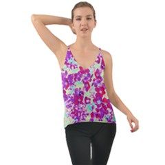 Spring Flowers Garden Chiffon Cami