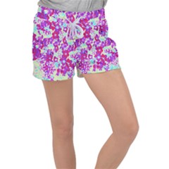 Spring Flowers Garden Velour Lounge Shorts