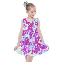 Spring Flowers Garden Kids  Summer Dress