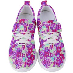 Spring Flowers Garden Women s Velcro Strap Shoes