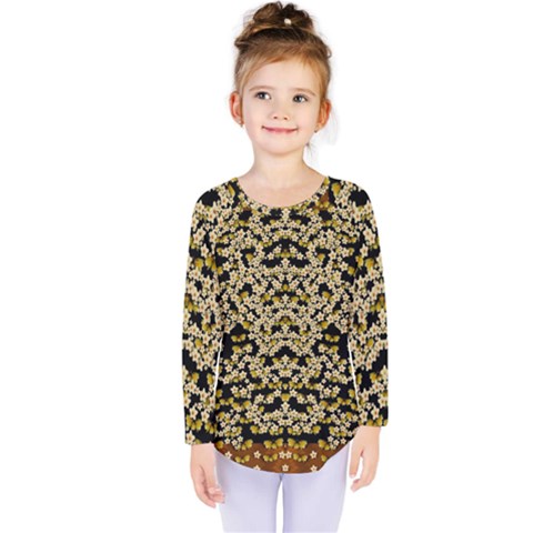 Free As A Flower And Frangipani In  Freedom Kids  Long Sleeve Tee by pepitasart