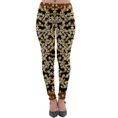 Free As A Flower And Frangipani In  Freedom Lightweight Velour Leggings by pepitasart