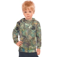 Earth Colors Abstract Art Kids  Hooded Pullover by SpinnyChairDesigns