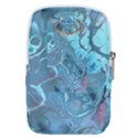 Blue Marble Abstract Art Belt Pouch Bag (Small) View2