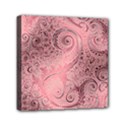 Orchid Pink and Blush Swirls Spirals Mini Canvas 6  x 6  (Stretched) View1