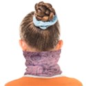 Orchid Pink and Blush Swirls Spirals Face Covering Bandana (Kids) View2