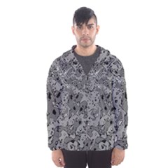 Comic Book Camouflage Men s Hooded Windbreaker