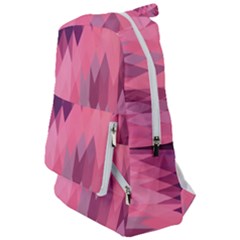 Pink Purple Diamond Pattern Travelers  Backpack by SpinnyChairDesigns