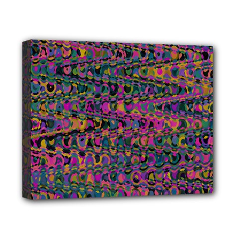 Colorful Bohemian Mosaic Pattern Canvas 10  X 8  (stretched) by SpinnyChairDesigns
