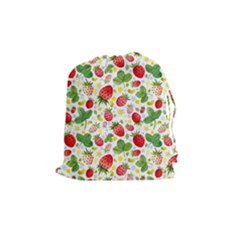 Huayi-vinyl-backdrops-for-photography-strawberry-wall-decoration-photo-backdrop-background-baby-show Drawstring Pouch (medium) by Sobalvarro