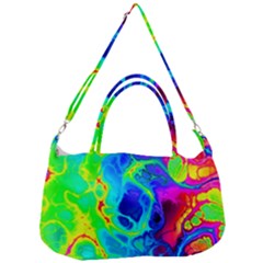 Abstract Art Tie Dye Rainbow Removal Strap Handbag by SpinnyChairDesigns