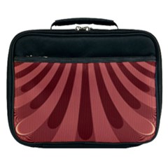Vermilion Stripes Lunch Bag by SpinnyChairDesigns