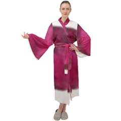 Fun Fuschia Maxi Velour Kimono by Janetaudreywilson