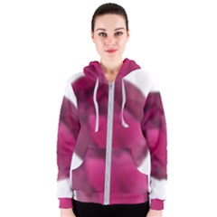 Fun Fuschia Women s Zipper Hoodie by Janetaudreywilson