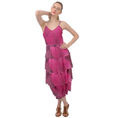 Fun Fuschia Layered Bottom Dress