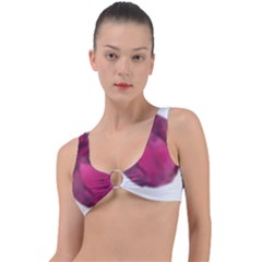 Fun Fuschia Ring Detail Bikini Top