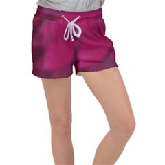 Fun Fuschia Velour Lounge Shorts by Janetaudreywilson