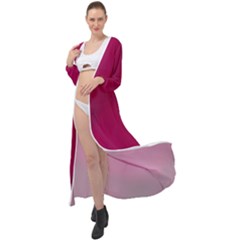 Fun Fuschia Maxi Chiffon Beach Wrap