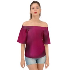 Fun Fuschia Off Shoulder Short Sleeve Top by Janetaudreywilson