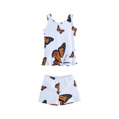 Monarch Butterflies Kids  Boyleg Swimsuit by SpinnyChairDesigns