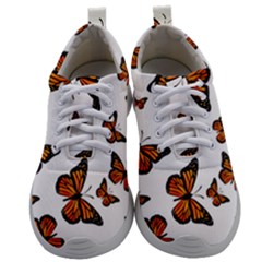 Monarch Butterflies Mens Athletic Shoes by SpinnyChairDesigns