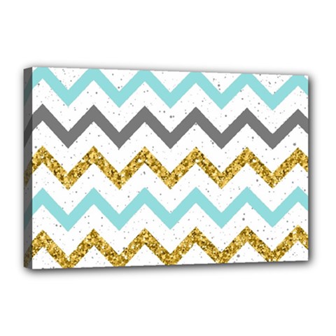 Chevron  Canvas 18  X 12  (stretched) by Sobalvarro