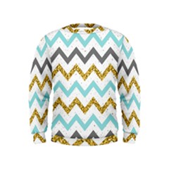 Chevron  Kids  Sweatshirt by Sobalvarro