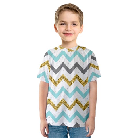 Chevron  Kids  Sport Mesh Tee by Sobalvarro