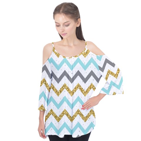 Chevron  Flutter Tees by Sobalvarro