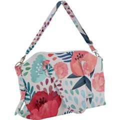 Floral  Canvas Crossbody Bag by Sobalvarro