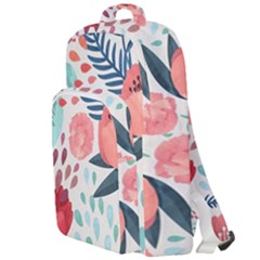 Floral  Double Compartment Backpack by Sobalvarro