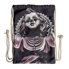 Angel Crying Blood Dark Style Poster Drawstring Bag (large) by dflcprintsclothing