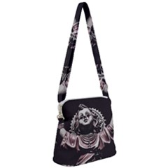 Angel Crying Blood Dark Style Poster Zipper Messenger Bag by dflcprintsclothing