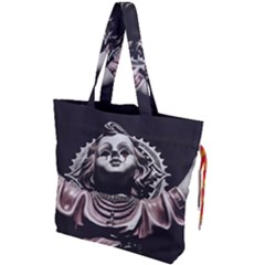 Angel Crying Blood Dark Style Poster Drawstring Tote Bag